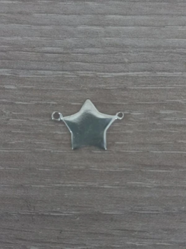 Pendentif Intercalaire Étoile Argent 925